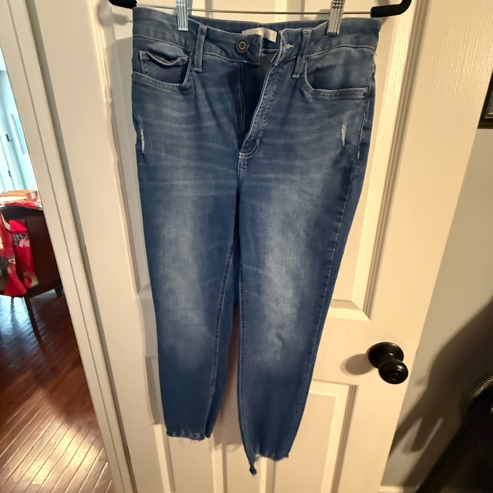 LC Lauren Conrad Light Blue Ankle Jeans